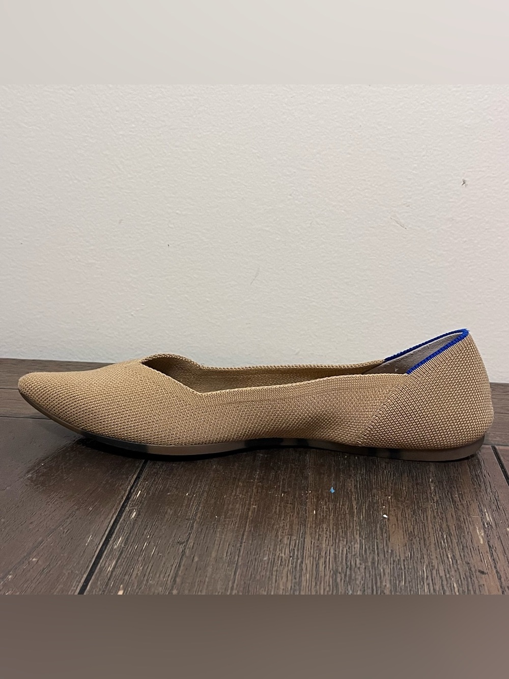 Rothy’s The Point Tan Flats Womens 9 - Picture 5 of 10